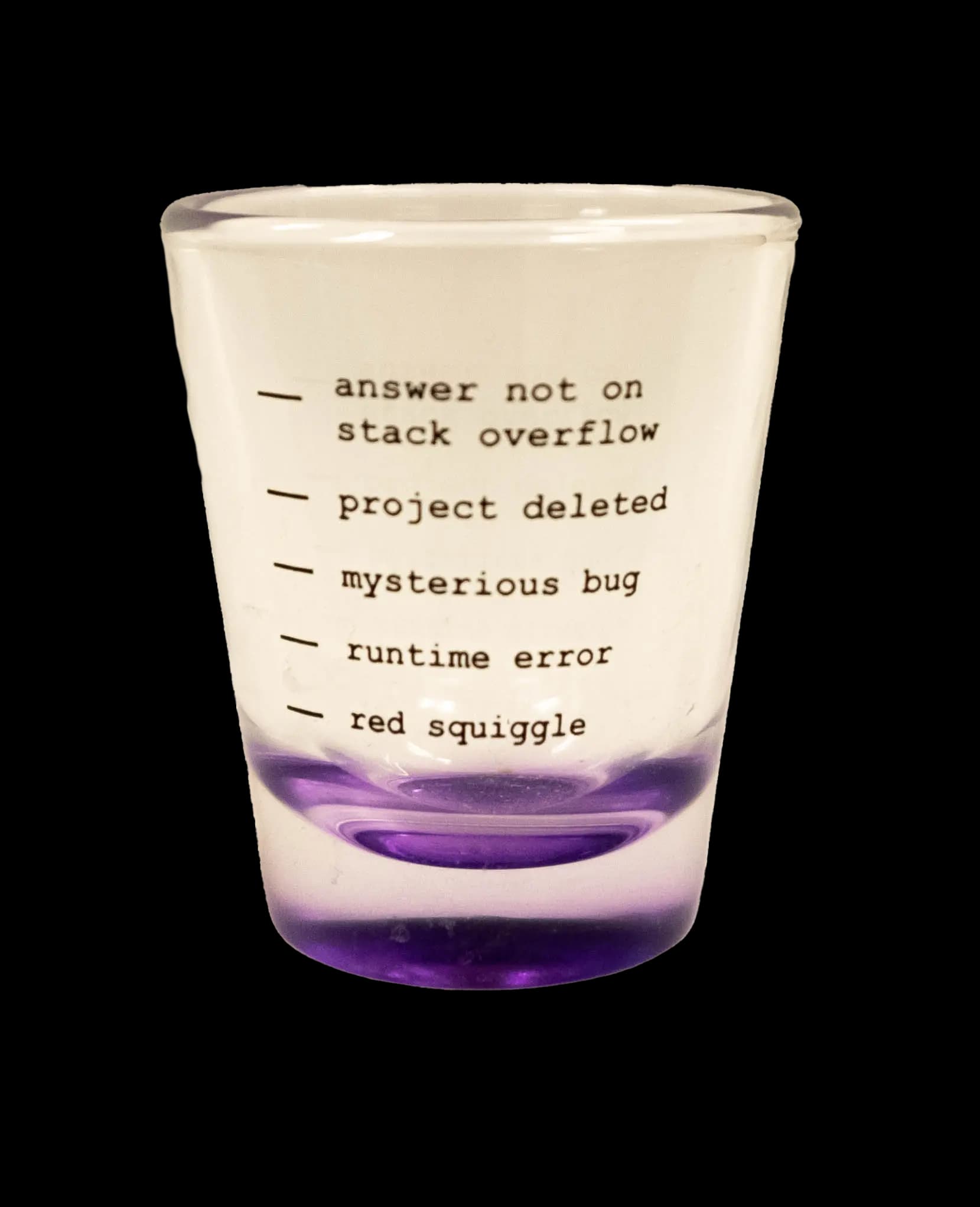 COMPSA SHOT GLASS